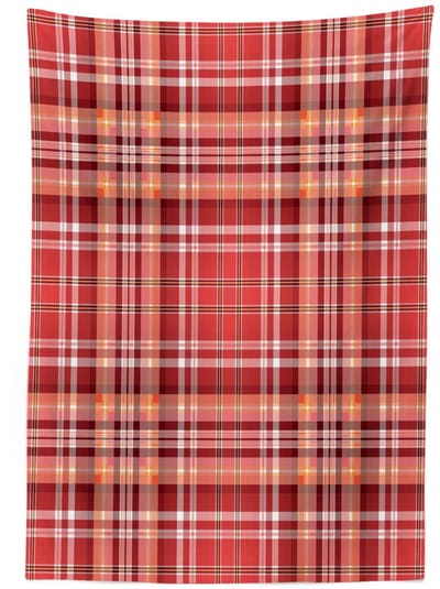 ABAKUHAUS Tafelkleed Schottenpatroon – 140×240 cm – Satin, wasbaar