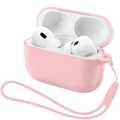 Studio Air® Airpods Hoesje Pro 3 Siliconen Case - Roze - Soepel Airpod Hoesje voor Airpods Pro 3 (model 2025)