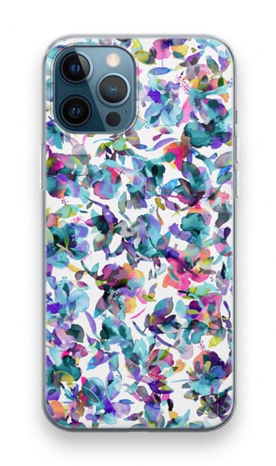 Case Company® - Hoesje geschikt voor iPhone 12 Pro hoesje - Hibiscus Flowers - Soft Cover Telefoonhoesje - Bescherming aan alle Kanten en Schermrand
