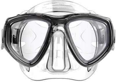 Seac Sub - Clear antifog duikbril - Zwart-transparant