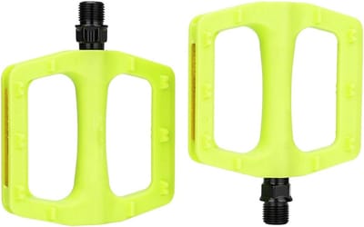 Fietspedalen Platform - Nylon Pedalen - Veilig Fietsen - Dubbele Lagers - Lichtgewicht - Gras Groen