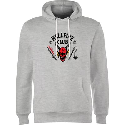 Stranger Things Hellfire Club Hoodie - Grijs - S