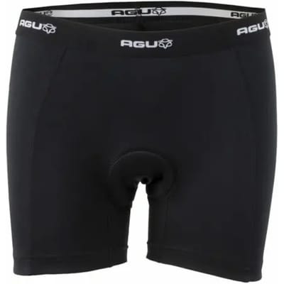 AGU Underwear Fietsonderbroek Essential - Fietsonderbroek Dames met Zeem - Ademend Fietsondergoed - Zwart - XXL