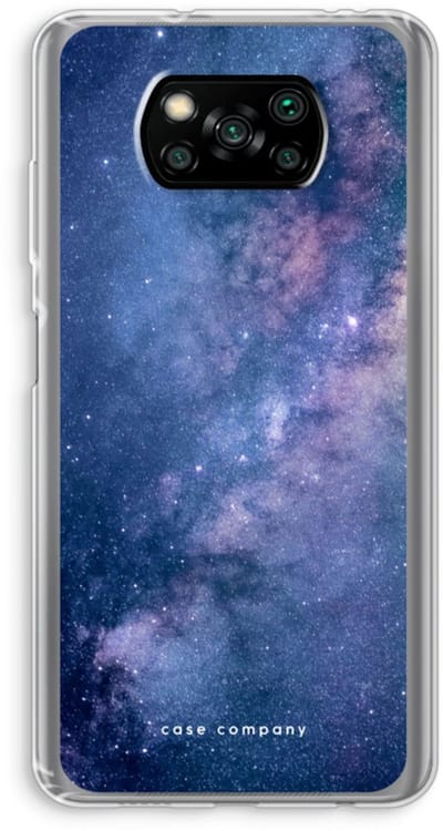 Case Company® - Hoesje geschikt voor Poco X3 Pro hoesje - Nebula - Soft Cover Telefoonhoesje - Bescherming aan alle Kanten en Schermrand