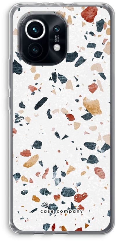 Case Company® - Hoesje geschikt voor Xiaomi Mi 11 hoesje - Terrazzo N°4 - Soft Cover Telefoonhoesje - Bescherming aan alle Kanten en Schermrand