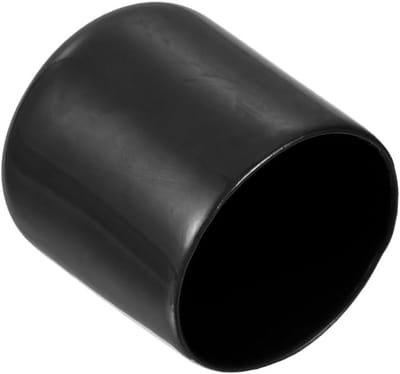 Rubber eindkappen 1 1/8 inch ID, ronde beschermkappen, schroefkappen, zwart, set van 15 voor diverse toepassingen