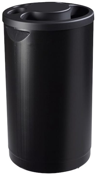 Bekerbak kunststof Multigob Green 500 bekers Ø70mm + afvalbak 25 liter zwart