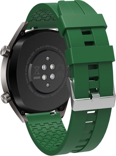 Strap-it Smartwatch bandje 22mm - extreme siliconen horlogeband geschikt voor Samsung Galaxy Watch 1 46mm / Galaxy Watch 3 45mm / Gear S3 Classic & Frontier - Amazfit GTR 47mm / GTR 2 / GTR 3 & 3 Pro / GTR 4 - OnePlus Watch - legergroen