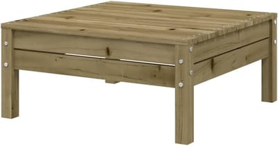 vidaXL Garden footstool impregnated pine wood, pouf, hocker, outdoor footstool, footrest, footstool, hocker ottoman, footrest garden
