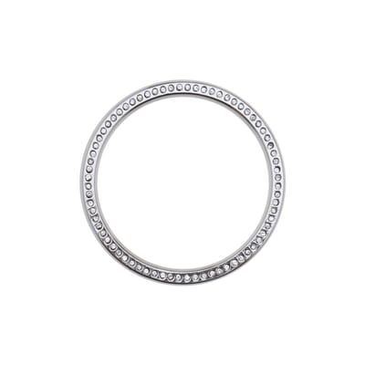 Dailygoods - Horloge Bezel Ring - Anti Kras Bescherming - Zilver - Decoratieve Cover - Compatibel met Galaxy Watch 4 - 42mm