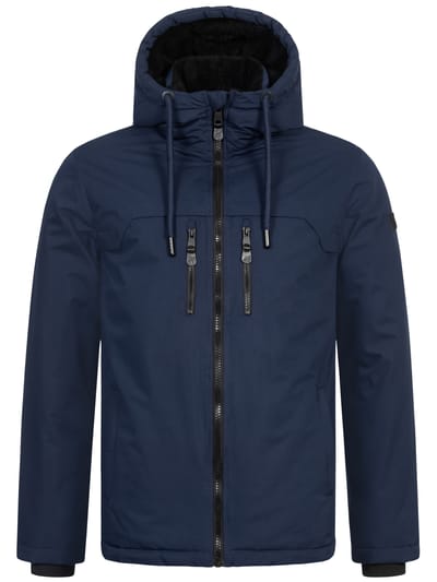 Alessandro Salvarini heren winterjas AS-332 met teddyvoering en capuchon