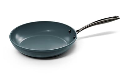 Cook & Pan Koekenpan Ø 24 cm Blauw - PFAS vrij - Alle Warmtebronnen - Cool Touch Handgreep - Koeken Pan met 7 jaar Garantie - Krasbestendige Anti Aanbaklaag - Vaatwasserbestendig - Gas, Inductie, Elektrisch, Oven - Petrol Blauw