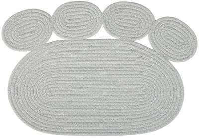 Zoofari Krabmat - In de vorm van een Poot - Grijs - ca. 500 x 370 x 8 mm (l x b x h)