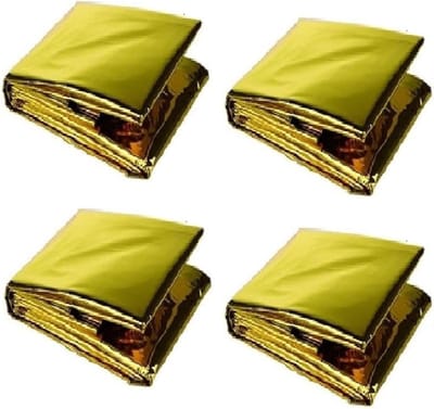 Nooddeken - 4 stuks - Isolatiedeken Goud Zilver -Reddingsdeken