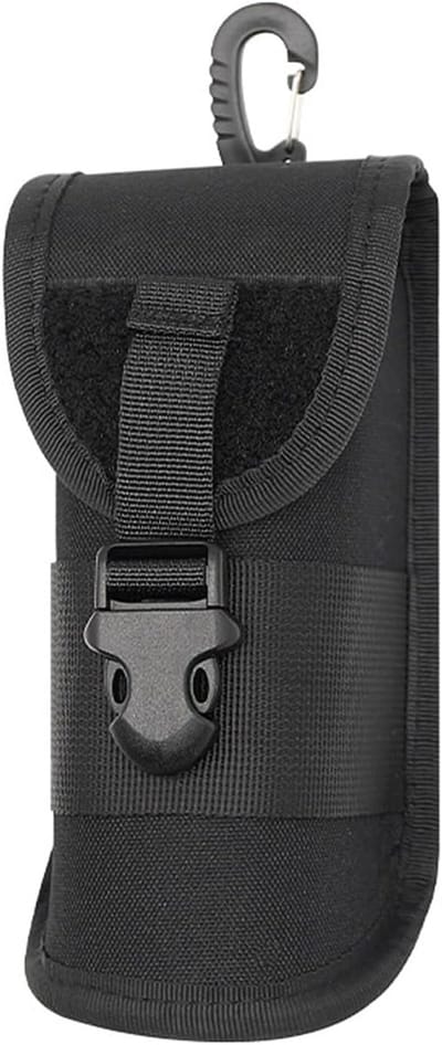 1 Piece Black Glasses Bag, Tactical Sunglasses Case, Outdoor Glasses Storage Bag, Protective Anti-Stress Sports - ShopVlot