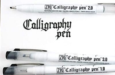 Kuretake ZIG Calligraphy Pen - 2.0 mm - groen