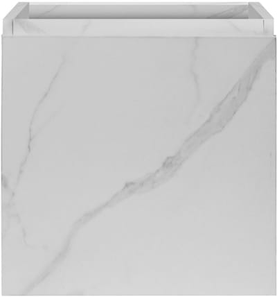 Aloni Mkado toiletmeubelonderkast – 40x50x22,3 cm – wit marmer – deur rechts