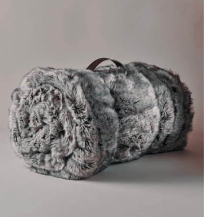 Plaids Cocooning - fleece deken - plaid - Fausse Fourrure Coyotte - Superzachte fleece - 200 cm x 150 cm