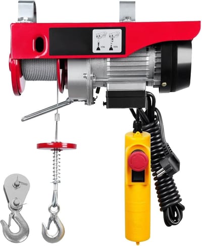 Elektrische takel - Hefmachine lier - Zwaar tillen - Krachtige koperen motor - 250kg capaciteit