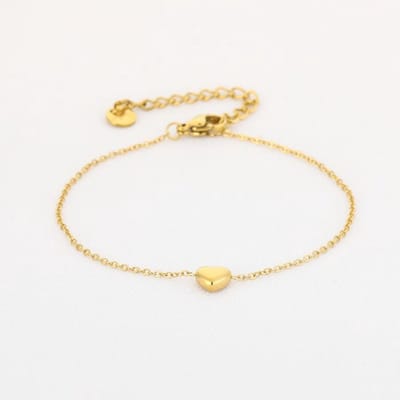 Bol hartjes armbandje- sint- kerst- moederdag- vriendschap- cadeau- sieraad