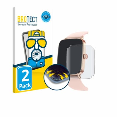 BROTECT - Screenprotector voor Fitpolo IDW28 1.85" - Folie Beschermfolie matte volledig dekking 2 Stuks