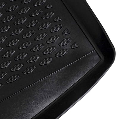 vidaXL Kofferbakmat Zwart Rubber