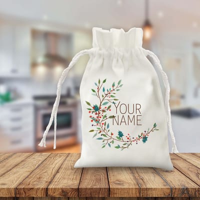 Kerst Cadeau Zakje Gepersonaliseerd met Naam - Maretaak - Kerstdecoratie - Kerst Zakje - Pietenzakje - Strooizakje - Snoepzakje