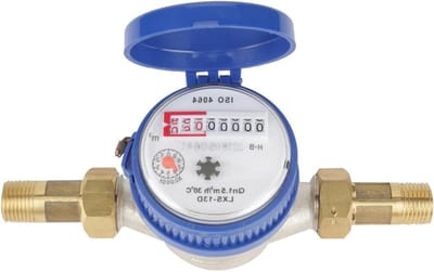 Koudwatermeter 1/2 inch voor Tuin, Huis en Irrigatie - Met Fittingen en 1,6 Mpa Druk - Capaciteit 99999L