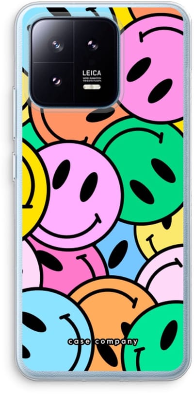 Case Company® - Hoesje geschikt voor Xiaomi 13 Pro hoesje - Smiley N°1 - Soft Cover Telefoonhoesje - Bescherming aan alle Kanten en Schermrand
