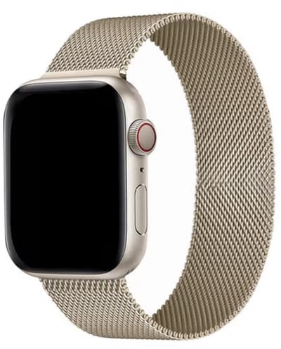 Metalen bandje geschikt voor Apple Watch - Goudkleurig - 42/44MM - Chique horlogebandje - CHPN