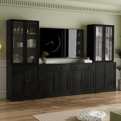 Luxe Boekenkast – Zwart – 280 cm – Industrohome
