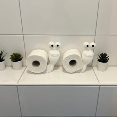 Wc Rolhouder - Wc - Wc Papier - Slak Wcrol Houder Decoratie