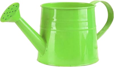 Metalen Gieter - Waterkan Sproeier - Planten Verzorgen - Lichtgewicht Handvat - 1 Liter - Groen