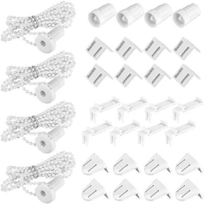 Rolgordijn Onderdelen - Gordijn Reparatie - Systeem Verbeteren - Complete Set - 32 Stuks - Grijs