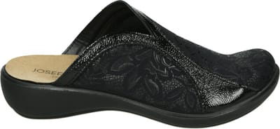 Josef Seibel KORSIKA 01 - Dames pantoffels - Kleur: Zwart - Maat: 36