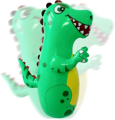 Opblaasbare Bokszak - Kinder Bokszak - Boksen en Spelen - Snelle Rebound - 119 cm Hoog - Groen