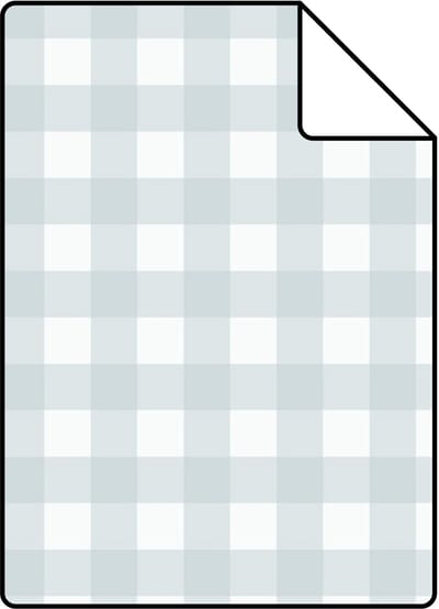 Proefstaal ESTAhome behang geblokt motief lichtblauw - 26.5 x 21 cm - 131298-S