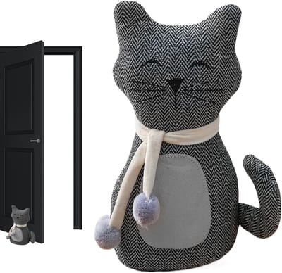 Grappige deurstopper - Katten decoratie - Deuren open houden - Geen montage nodig - 28.5 cm lengte - Uniek kenmerk