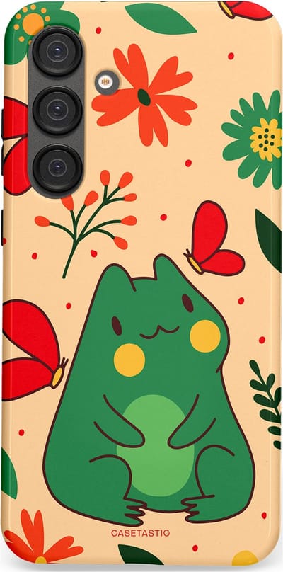 Casetastic Hoesje Geschikt voor Samsung S25 Plus - Stijlvolle Beschermende Duo-layer Case - Kikkerkus