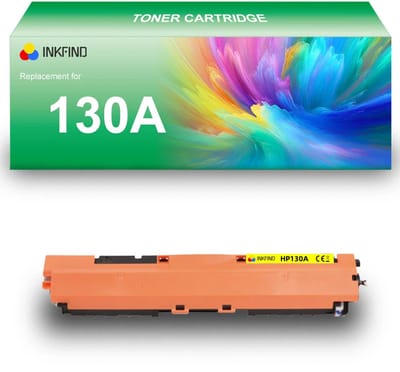 INKFIND 130A (CF352A) Geel tonercartridge compatibel met HP 130A (CF352A) tonercartridge Geel - 1-pack Geel