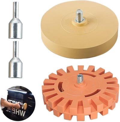Set van 2 Folie Gum voor Draadloze Schroevendraaiers - Efficiënte Foliegum Disc voor Precisiewerk en Schoonmaak van Gereedschap