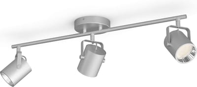 Philips BYRE Opbouwspot - LED - 3 Lichts - Zilver