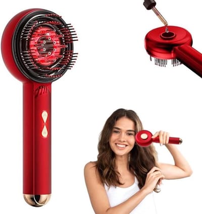 Allecto Plus - Elektrische hoofdmassageborstel met haaroliedispenser
