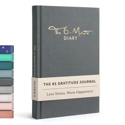6-Minuten Dagboek voor Meer Mindfulness en Geluk | Effectieve Dagelijkse Planner en Dankbaarheidsboek
