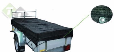 Novio Gaaskleed fijnmazig - 250cm x 650cm dekkleed inclusief elastiek - aanhangernet