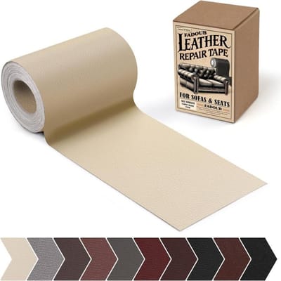 MIUSIE Lederen Reparatie Patch Zelfklevende Lederen Reparatietape voor Meubels, Vinyl Reparatietape voor het Repareren van Vinyl, Bank, Sofa