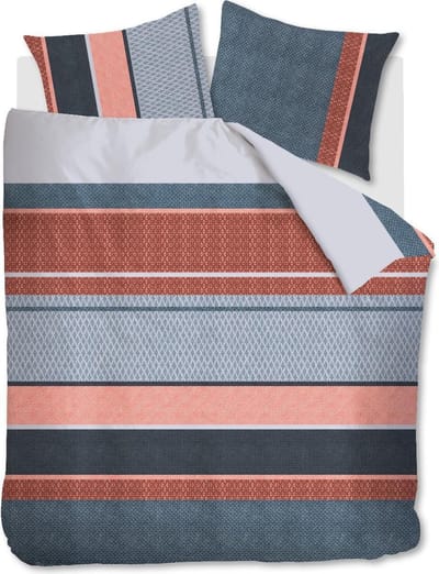 Beddinghouse Lian Dekbedovertrek - Tweepersoons - 200x200/220 cm - Blauw