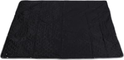 Verwarmde deken - Fleece mat - Buitenactiviteiten - Snelle opwarming - 180x150 cm - Zwart
