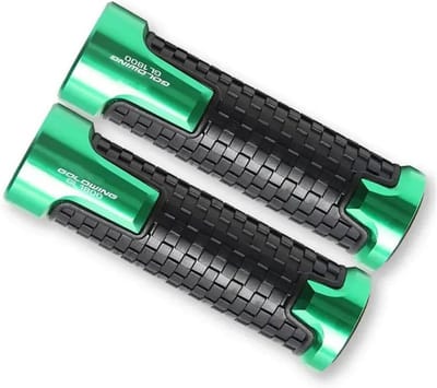 Motorfiets Stuurgrepen - Handvatten Motor Motor Handvatten - Motorrijden Verbeteren - Universele 7/8" Pasvorm - 22mm - Groen