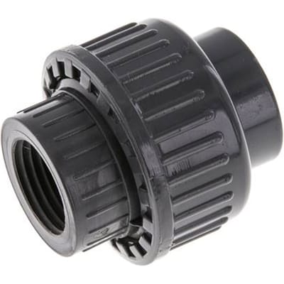 PVC Rechte Lijmmof 20mm x Binnendraad Rp 1/2'' EPDM